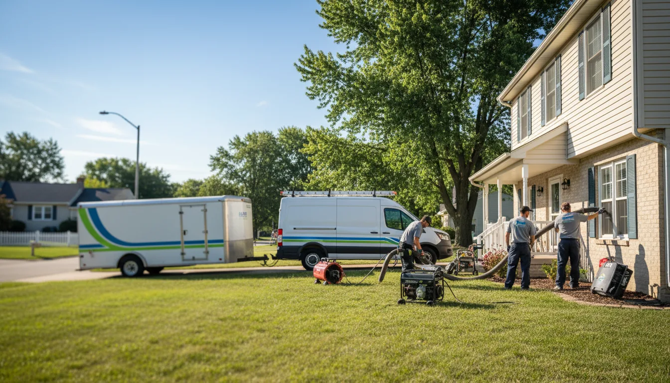 Flooded Basement Restoration And Cleanup With Repair in Cedar, IA near me